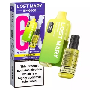 Lost Mary BM6000 Big Puff Disposable Vape - Double Apple